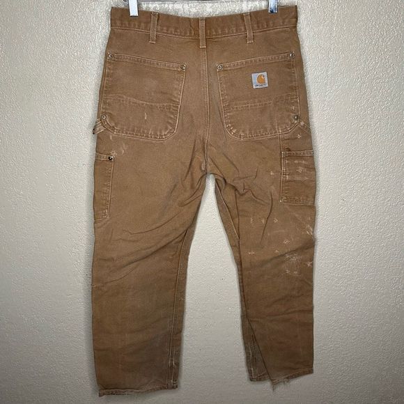 Carhartt Double Knee Duck Pants Size 32x30 Made in USA Loose Original Fit - Picture 5 of 9